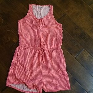 Merona pink romper medium